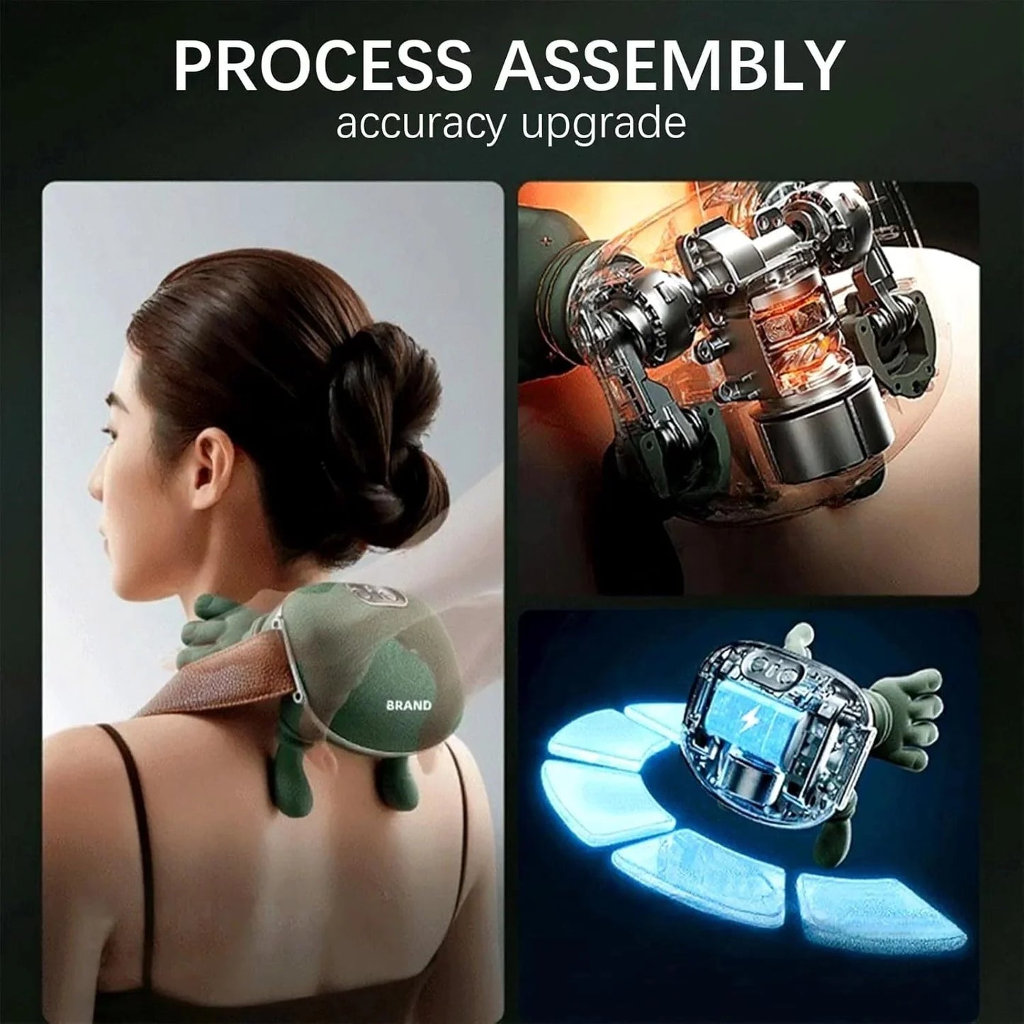 Relivio™ Neck & Shoulder Massager with Real-Hand Massage & Heat
