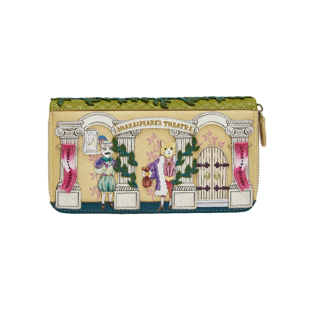 Vendula London Shakespeare Theatre Twelfth Night Large Zip Wallet