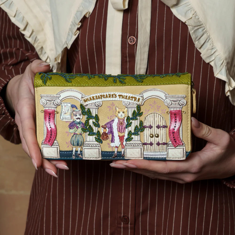 Vendula London Shakespeare Theatre Twelfth Night Large Zip Wallet